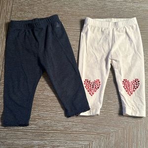 Baby Gap Set of 2 pants Sz 3-6 Mths-EUC